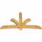 Ekena Millwork Davenport Rough Sawn Timber Gable Bracket, Western Red Cedar, 84"W x 49"H x 4"D x 6"F, 14/12 Pitch GBW084X49X0406DAV00RWR - alternate 3